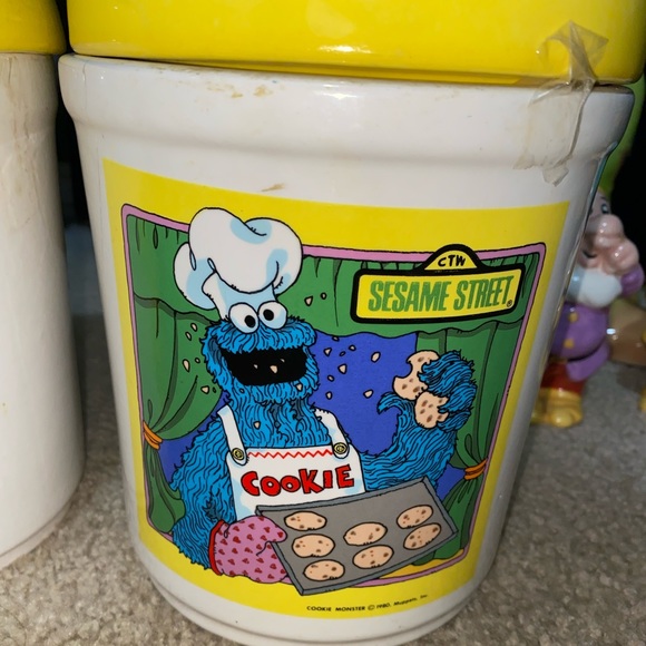 Disney Other 8s Disney Vintage Cookie Jar 80s Sesame Street Vintage